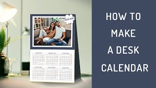 How to Make a Desk Calendar Easy DIY Tutorial [upl. by Bigner942]