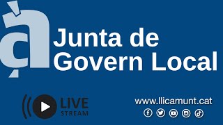 Sessió extraordinària pública de la Junta de Govern Local 24 doctubre de 2024 [upl. by Ivy603]