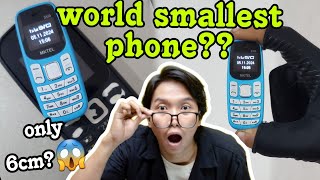 Smallest phone  wow 😱😍 Mktel 3310 unboxong and testing [upl. by Paviour]