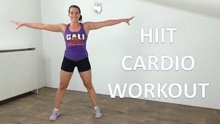 10 Minute HIIT Cardio Workout – Short and Effective Calorie Burning HIIT Workout  No Equipment [upl. by Haerr558]