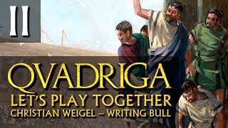 Lets Play QVADRIGA  Antike Wagenrennen 2 [upl. by Aehsat]