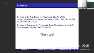 Sílvia Anjos  The space of symplectic balls in rational 4manifolds [upl. by Rosetta609]