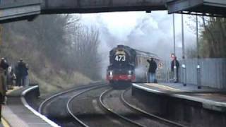 6024 GWR King Edward I flying through Keynsham [upl. by Leugar958]