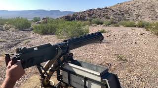 1918 Colt Vickers 11mm Machine Gun chugging like a freight train [upl. by Evol]