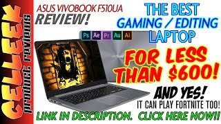 Asus Vivobook F510UA FHD Gaming Review  Best Laptop 2019 [upl. by Lurleen]