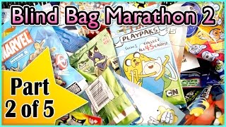 Blind Bag Marathon 2  Part 2 TMNT Transformers Power Rangers Adventure Time and More [upl. by Immaj949]