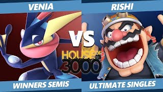 Smash Ultimate Tournament  DA  Venia Greninja Vs Rishi Wario Xeno 145 SSBU Winners Semis [upl. by Vivian]