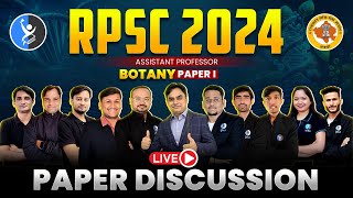 PAPER DISCUSSION  BOTANY PAPER 1  RPSC ASSISTANT PROFESSOR 2024 [upl. by Tennies844]