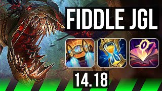 FIDDLESTICKS vs KAYN JGL  Rank 4 Fiddle 914 Dominating  EUW Challenger  1418 [upl. by Ttimme108]