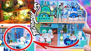 🐍🐇Tutorial MINI CASA DE BUNNIX Y VIPERION con DORMITORIOS COCINA SALÓN Y COMEDOR  Miraculous 🐍🐇 [upl. by Tressa623]