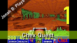 Chex Quest Rescue On Bazoik With Super Slimey Mode Gameplay Walkthough Part 1 [upl. by Barnaba]