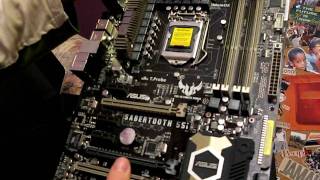 ASUS Sabertooth 55i TUF P55 Motherboard Unboxing Linus Tech Tips [upl. by Flagler]