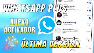 ✅ WHATSAPP PLUS Ultima versión  NUEVO ACTIVADOR y Nueva Versión🤩 [upl. by Atile]