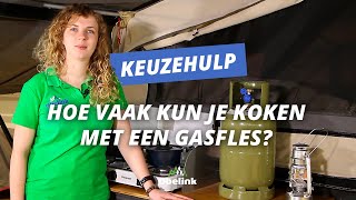 Hoe vaak kun je koken op de camping met een gasfles  Obelink [upl. by Randy]