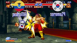 FT5 rbff2h pedroMA EC vs soromu24 KR Real Bout Fatal Fury 2 rbff2 Fightcade Sep 30 [upl. by Eilrak]