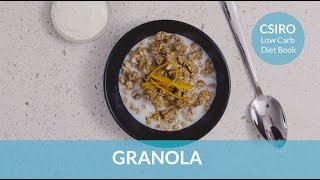 CSIRO LowCarb Diet Nut and oat granola with orange zest [upl. by Trawets606]