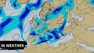 ΚΑΙΡΟΣ  20 Νοεμβρίου 2024  Μοντέλο ECMWF  Υετός  βροχές καταιγίδες  Στην Ευρώπη [upl. by Ahsineg]