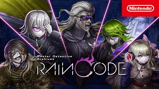 Master Detective Archives Rain Code – Tráiler de personajes 2 Nintendo Switch [upl. by Blanca]