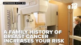 Family history plays integral part in risk of breast cancer [upl. by Sidwel940]