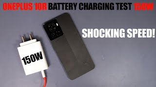 AMAZING OnePlus 10R 150W SuperVooc Battery Charging Time Test [upl. by Alyled119]