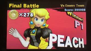 Super Smash Bros 3DS Smash Run Peach vs 5 Clubberskulls [upl. by Nesral]