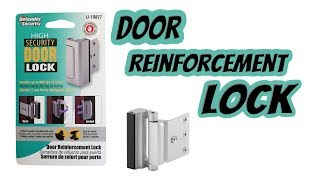 Prime Line Products U 10827 Door Reinforcement Lock [upl. by Sabec667]