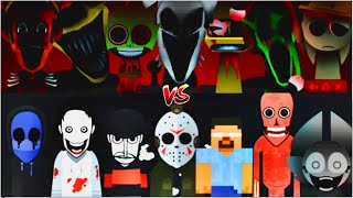 Sprunki Infected Game Play Video VS Incredibox with Horror Characters [upl. by Namlaz]