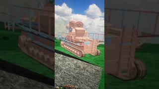 Drive ing the Roblox Karl tank part 2 [upl. by Esej]