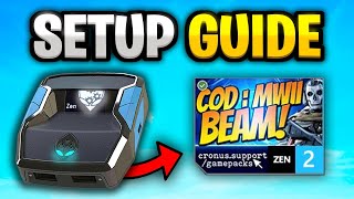 CRONUS ZEN HOW TO SET UP MW2WARZONE 2 BEAM GAMEPACK [upl. by Florine]