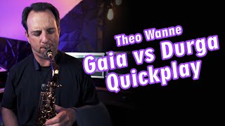 Theo Wanne Gaia vs Durga quickplay alto saxophone mouthpiece test [upl. by Terra]