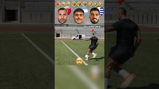 Quaresma VS Dybala VS Luis Suárez 🤯🚀 Powerful Shot Challenge [upl. by Halilak921]