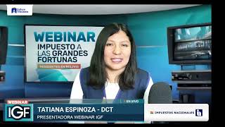 WEBINAR IMPUESTO A LAS GRANDES FORTUNAS IGF [upl. by Leor]