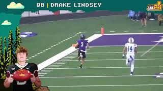 Drake Lindsey Highlights Gopher Football Signing Day GrabAnOar24 [upl. by Elleinod]