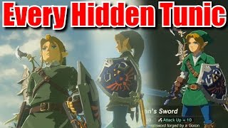 Fastest Way to Unlock Every Green Tunic  Zelda Breath of the Wild Tips and Tricks [upl. by Marsden8]