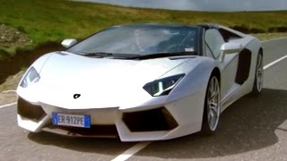 Driving The Lamborghini Aventador Roadster  Fifth Gear [upl. by Aivyls]