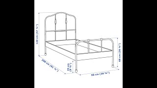 Assembling Ikea FurnitureSagstua Single bed [upl. by Gayl]