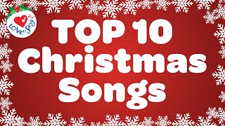 Top 10 Christmas Songs with Lyrics 🎄 Merry Christmas 2024 Playlist 🎅 [upl. by Masha]