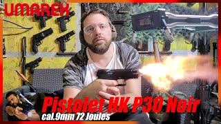 Umarex HK P30 PAK 9mm encore un pistolet qui envoi du sale [upl. by Geneva]