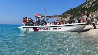 Taxi Boat  Express Milos  Lefkada 4K [upl. by Siana]