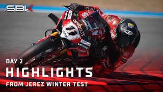 Day 2 HIGHLIGHTS 🚀  WorldSBK Jerez Winter Test [upl. by Clothilde]