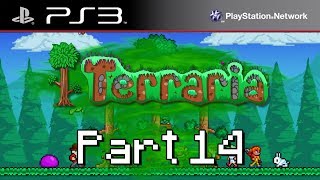 Lets Play Terraria PS3 Part 14  Boss Fight and Goblin Army Defeated [upl. by Yonita]