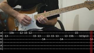 Led Zeppelin  Stairway to heaven solo Guitar lesson with TAB [upl. by Helena]