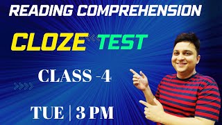 CLOZE TESTS  READING COMPREHENSION Class 5 NOV 30 by Dr Anubhav Goswami for SSC amp IBPS [upl. by Pickard76]