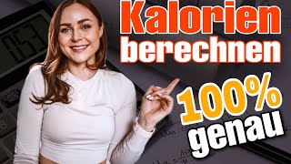 Kalorienbedarf GENAU berechnen  so gehts Kaloriendefizit ermitteln amp Kalorien im MuskelaufbauðŸ’¡ [upl. by Ayerhs]