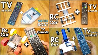 How To Make TV Remote Control Car at Home  TV Remote Control Car kaise banaye [upl. by Bohs]