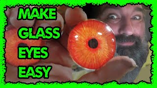 make glass eyes [upl. by Sturdivant]