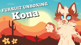 Fursuit unboxing  Kona Coyote ✿ [upl. by Llednik]