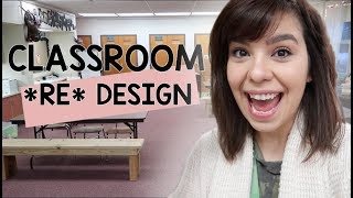 Classroom Re Design  Teacher Vlog  The Lettered Classroom [upl. by Whyte769]