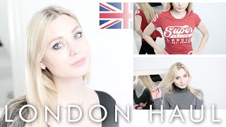 LONDON HAUL  TRY ON  Topshop New Look Superdry   Beauty amp Fashion [upl. by Dranoc]