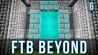 Mining Dimension and Nether  FTB Beyond  Episode 6 [upl. by Catherin]